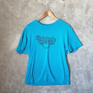 Patagonia Men's Blue Spell Out T-Shirt Size Medium - Regular Fit Classic Tee